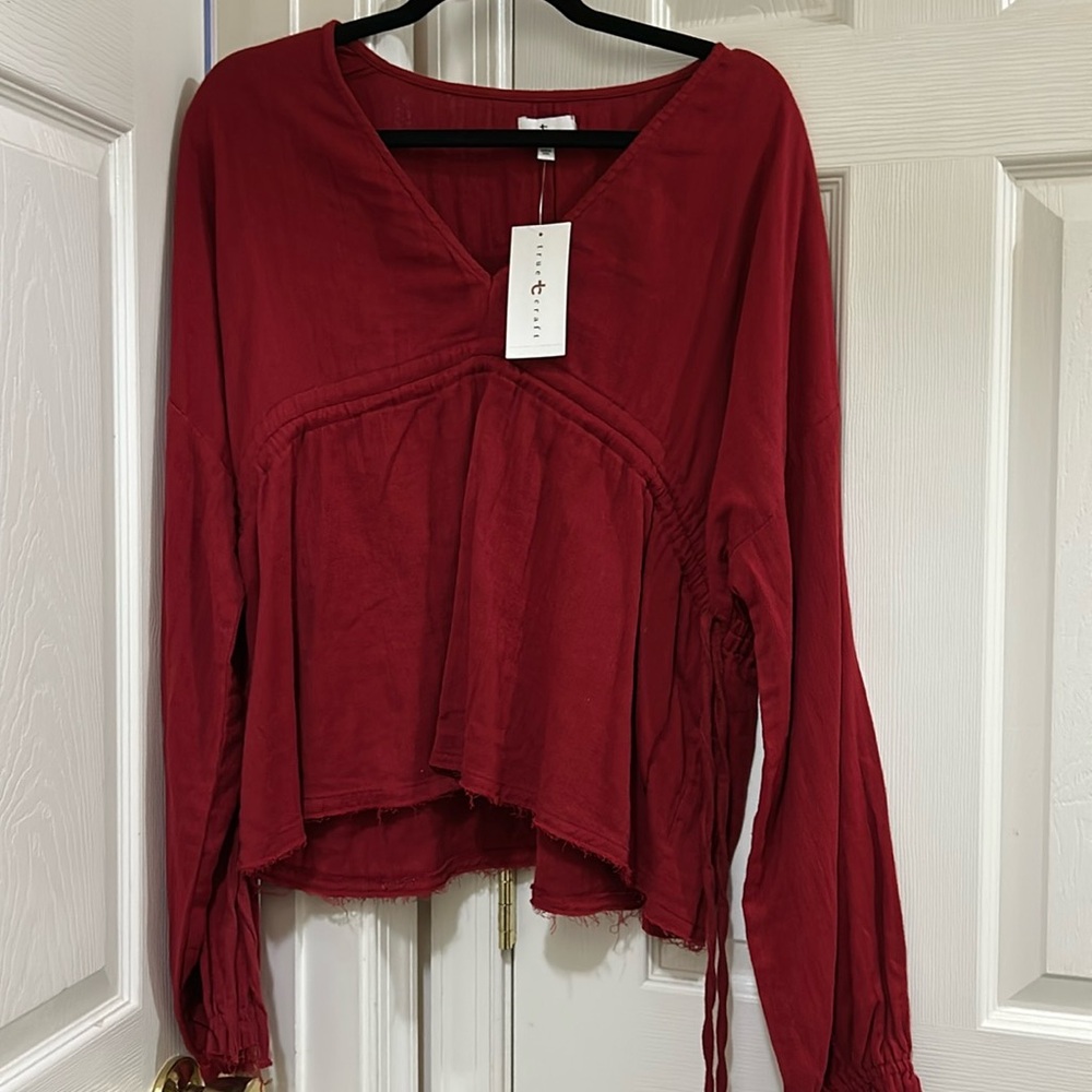 Pretty Red Blouse